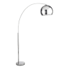 Lampadaire en métal chromé H 200 cm SPHERE